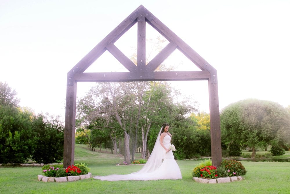 Rustic outdoor wedding in Canton, TX at Mill Creek Ranch Resort