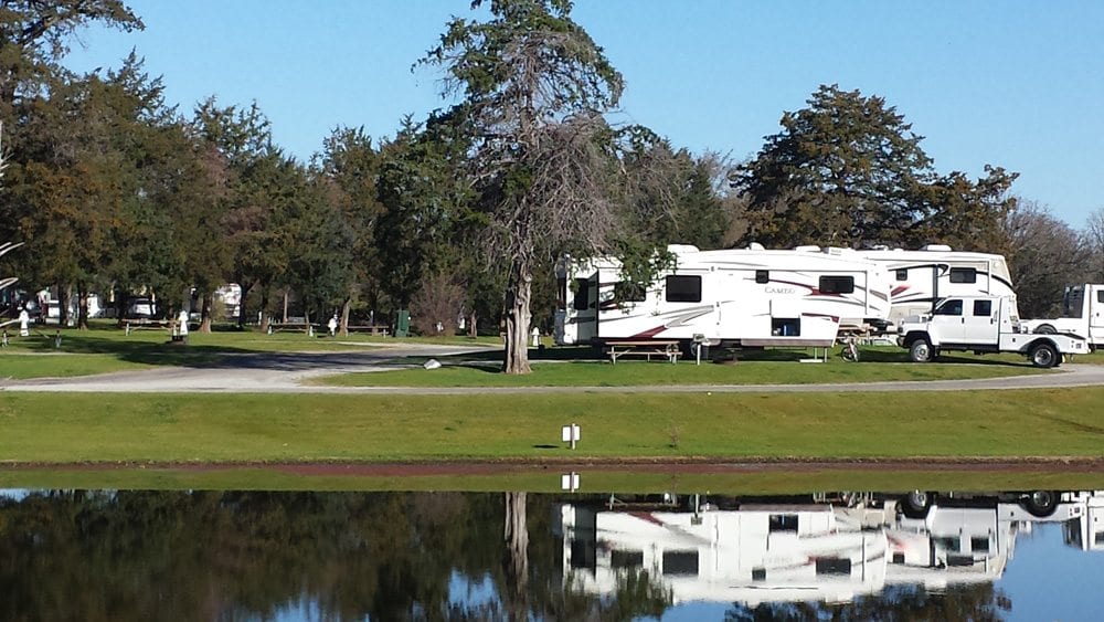 Wide view of RV park in Canton, TX
