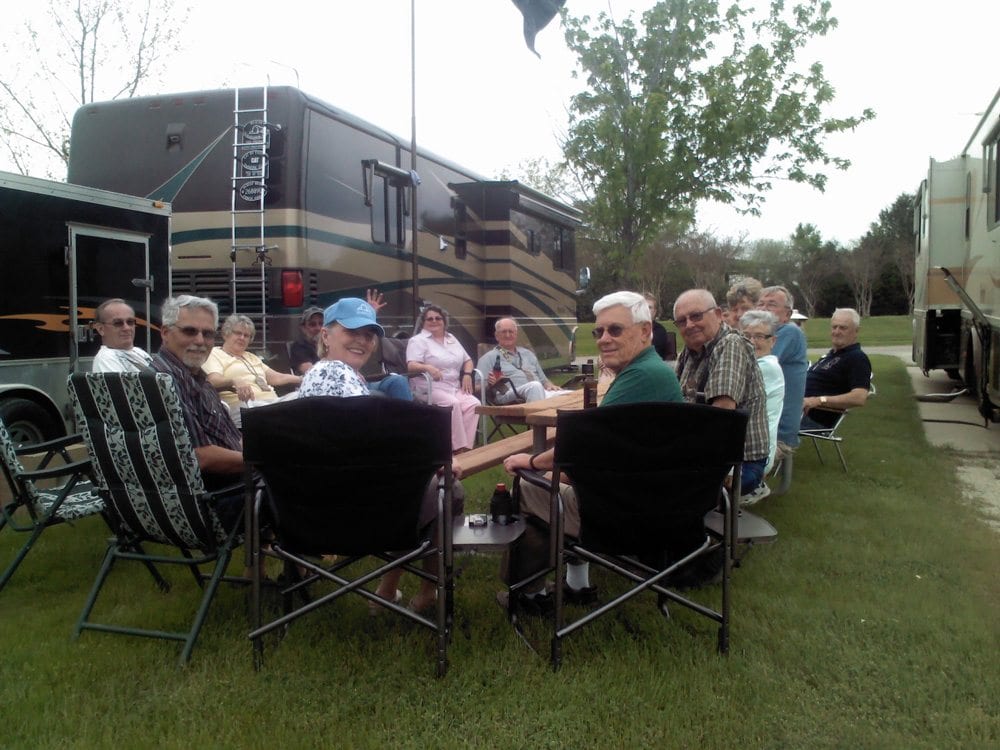 Happy group from the Beaver Ambassador RV rally in Canton, TX