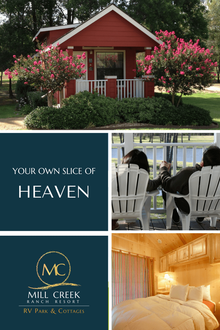 Own A Piece of East TX Heaven With One of Mill Creek's Cabins For Sale