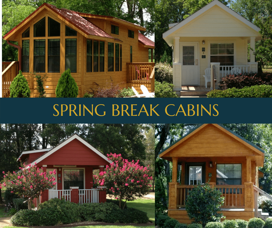canton cabins for spring break vacation