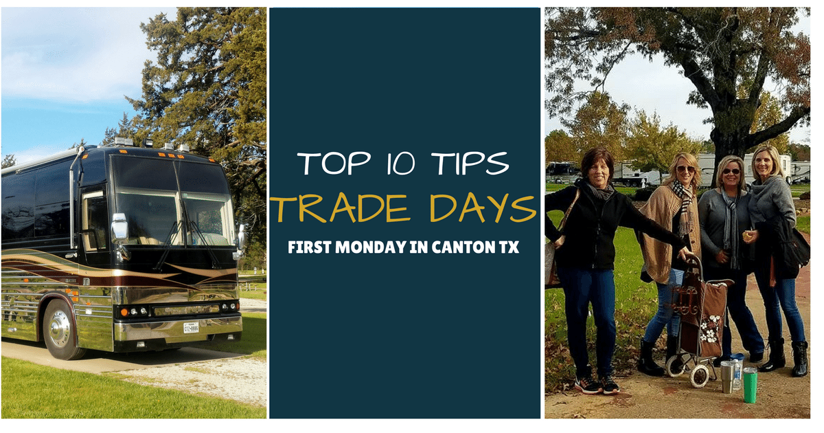 top 10 tips trade days. rv and group of friends