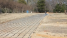 Getting ready for the cement as we pave the roads at our cabin and RV resort