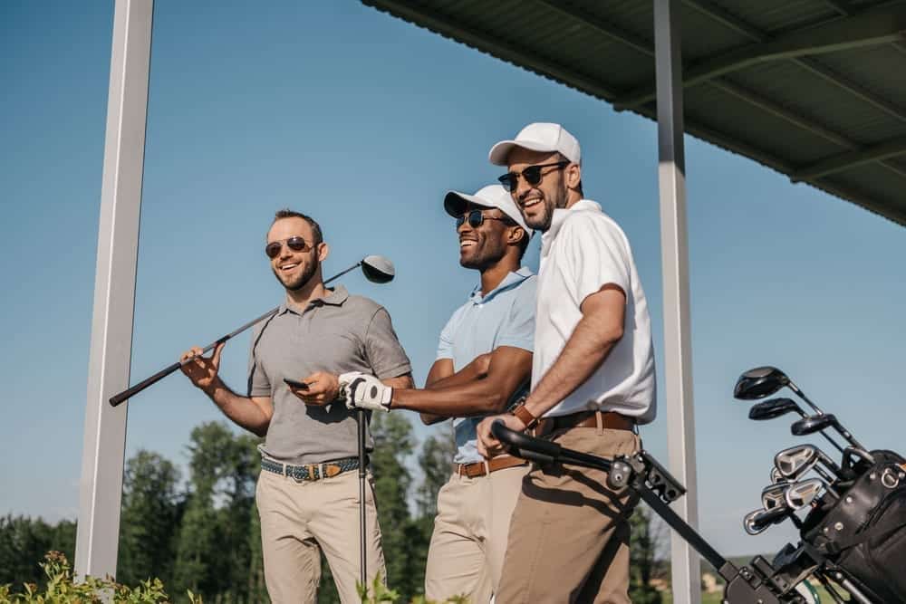 Photo of Golfers During a Texas Bachelor Party