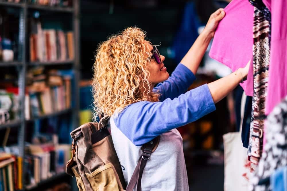 Photo of a Woman Shopping in Canton TX