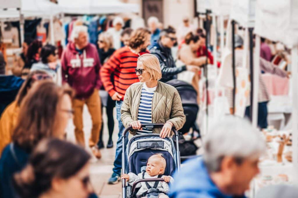 A woman at First Monday Trade Days.